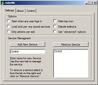 EduVNC Settings Tab